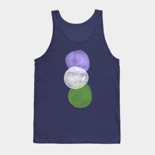 Genderqueer Pride Bubbles Tank Top